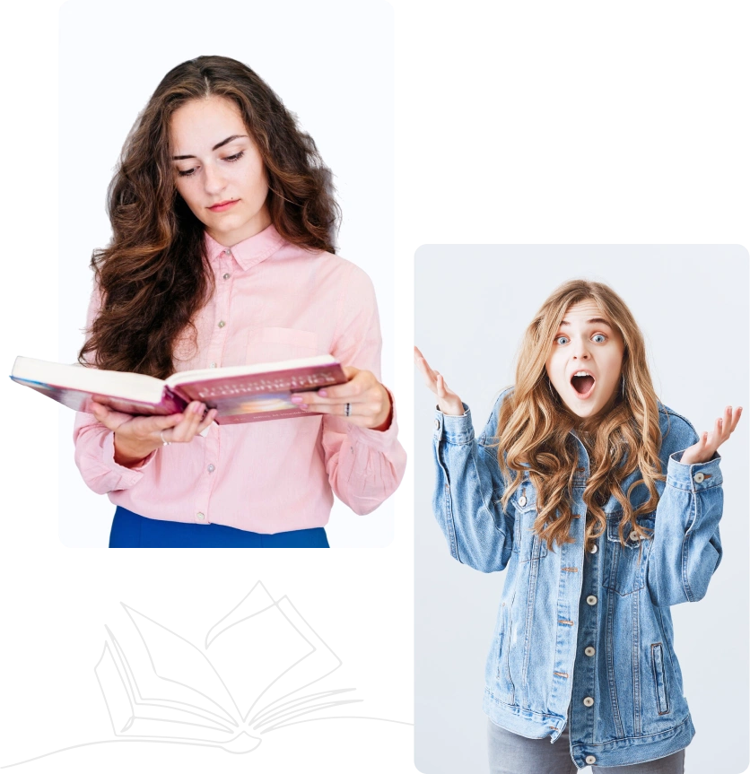 pretty-brunette-reading-textbook