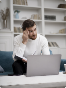 thoughtful-businesswoman-sitting-cafe